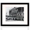 iFrame 18” x 22” Black Framed Chicago City Wrigley Field Framed Art Work For Wall Decor With Photo Mat | Chi Town Skyline Wall Art | Black And White Picture Wall Art Decor